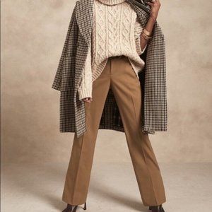 Banan Republic Logan-Fit Flannel Pant Camel (Wool)